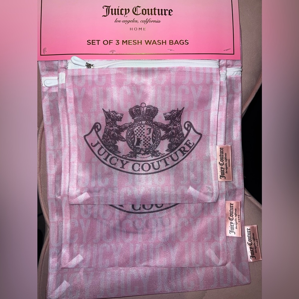 Juicy Couture Laundry mesh bags